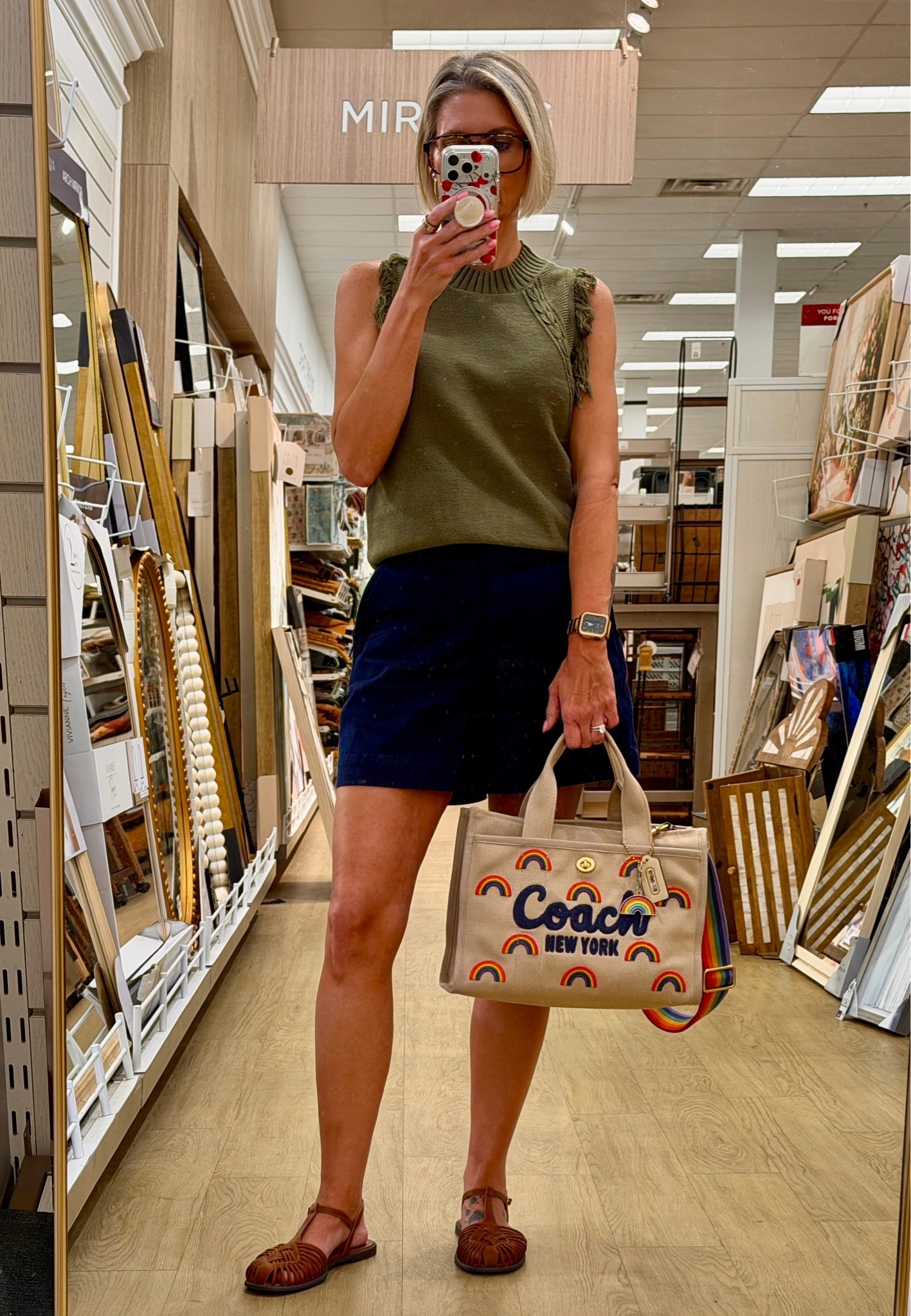 This top is one of my all time favorite Amazon finds! I love the braided details at the shoulder and the fringe is so fun! I’m wearing a small. 

These are my favorite shorts from Spanx! Im wearing a small in the 5in. 

My shoes are from Walmart and believe it or not they’re super comfortable! Wearing an 8 and they fit tts.

#LTKootd #LTKgrwm #LTKOver40
