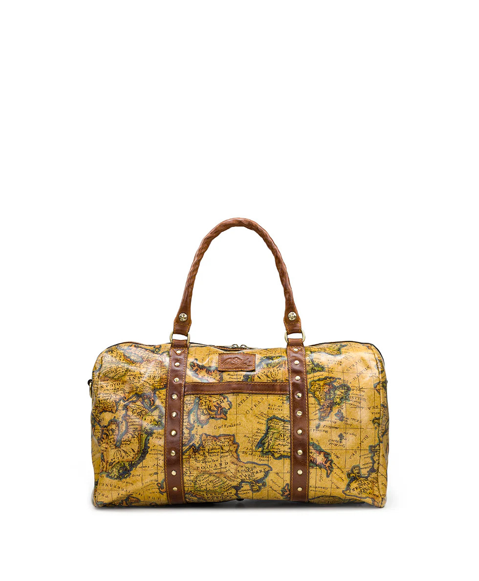 Milano Weekender Duffel Bag - European Map Leather | Patricia Nash Designs (US)