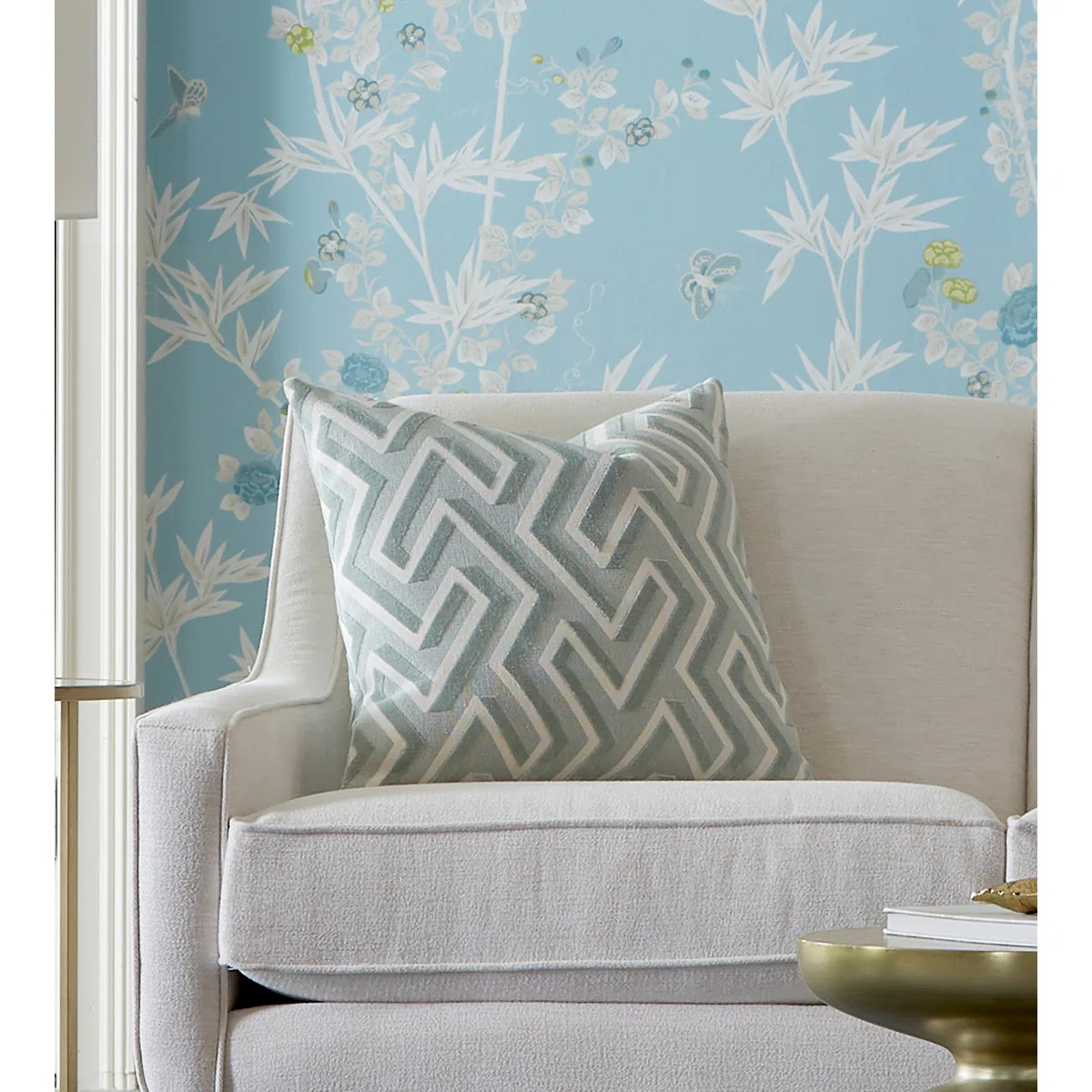 MAZE VELVET PILLOW | Perigold