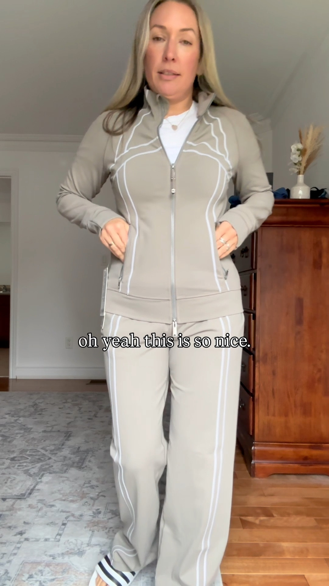 Vote below! This is such a beauty of a set. Define is so flattering and comfortable on. Size 6 top and medium bottom. Great for travel, all seasons and I’d probably wear to work too  

#LTKtravel #LTKsale #LTKcanada