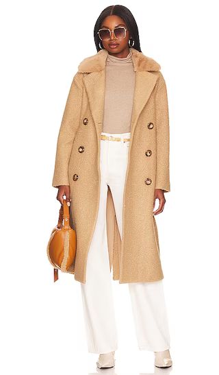 Catalina Coat in Fawn | Revolve Clothing (Global)