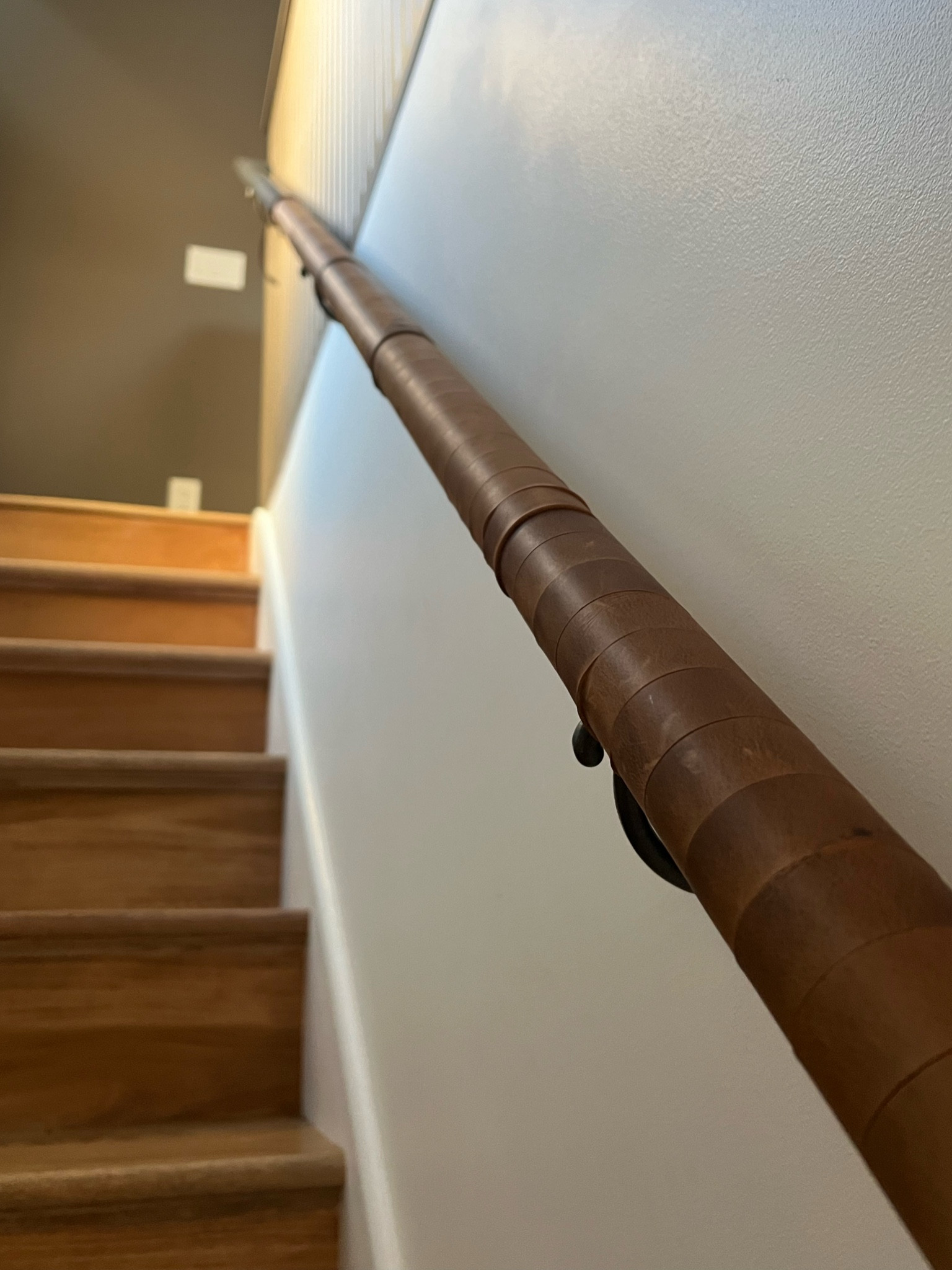 Leather straps I used for this stairwell DIY! Color is Dark Brown 

#LTKhome
