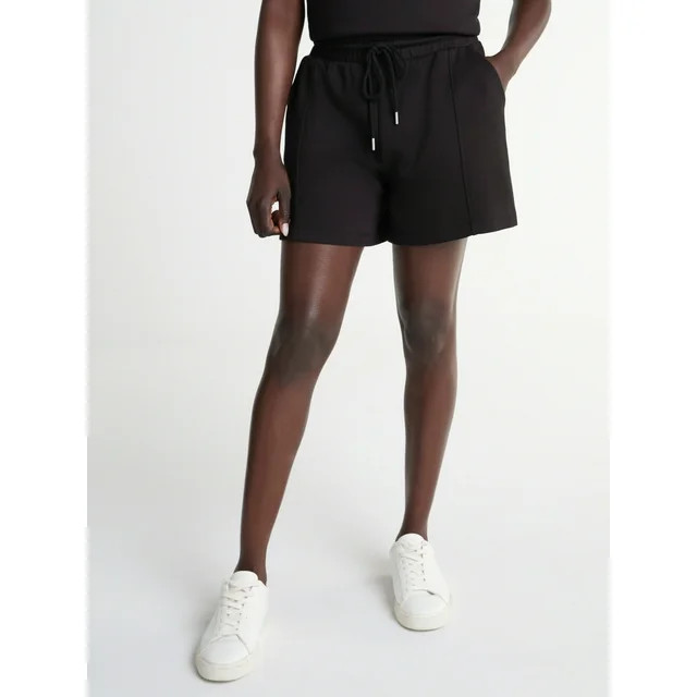 Scoop Women's and Women’s Plus Ultimate ScubaKnit Seamed Shorts, Sizes XS-4X | Walmart (US)