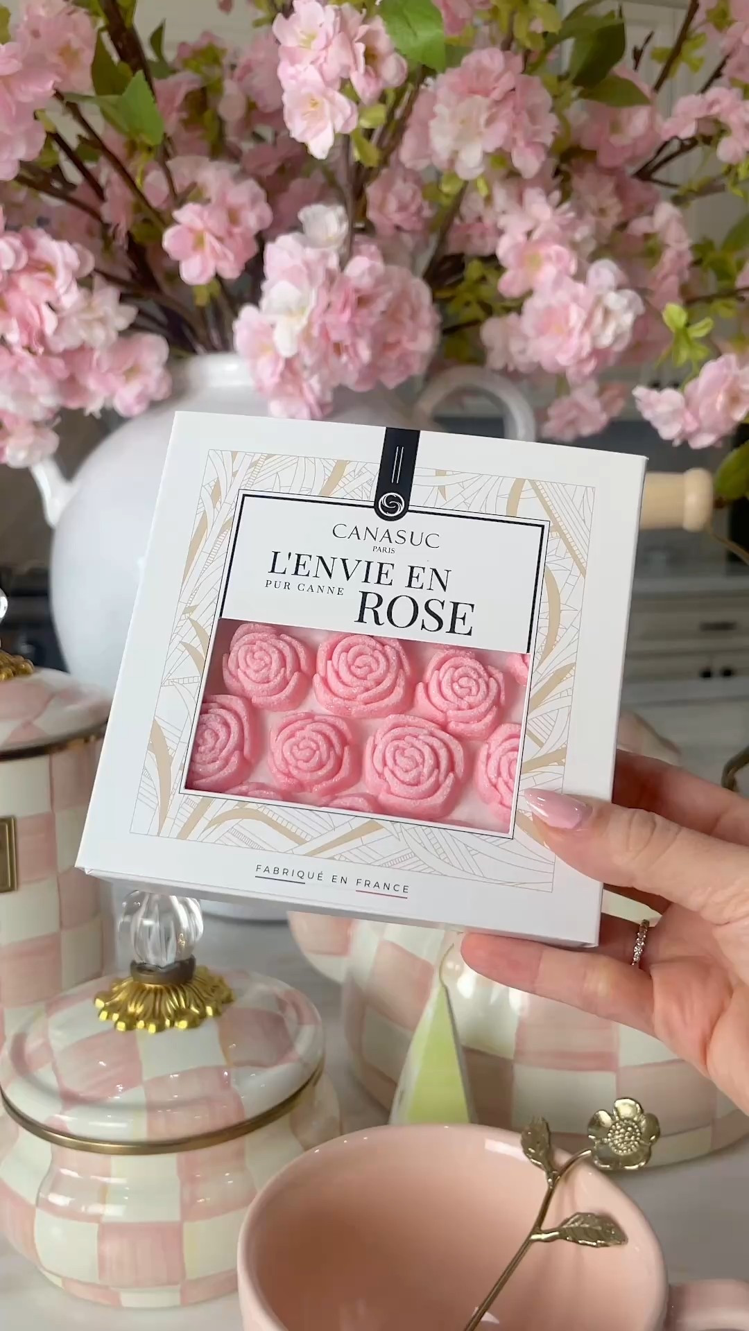 These ROSE sugar cubes from
AMAZON are too cute!!! Perfect for Easter, Mother's Day, Tea Parties, Bridal Showers, Spring Brunches and match perfectly with the new @mackenziechilds Rosy Check Collection! 

#LTKParties #LTKGiftGuide #LTKHome