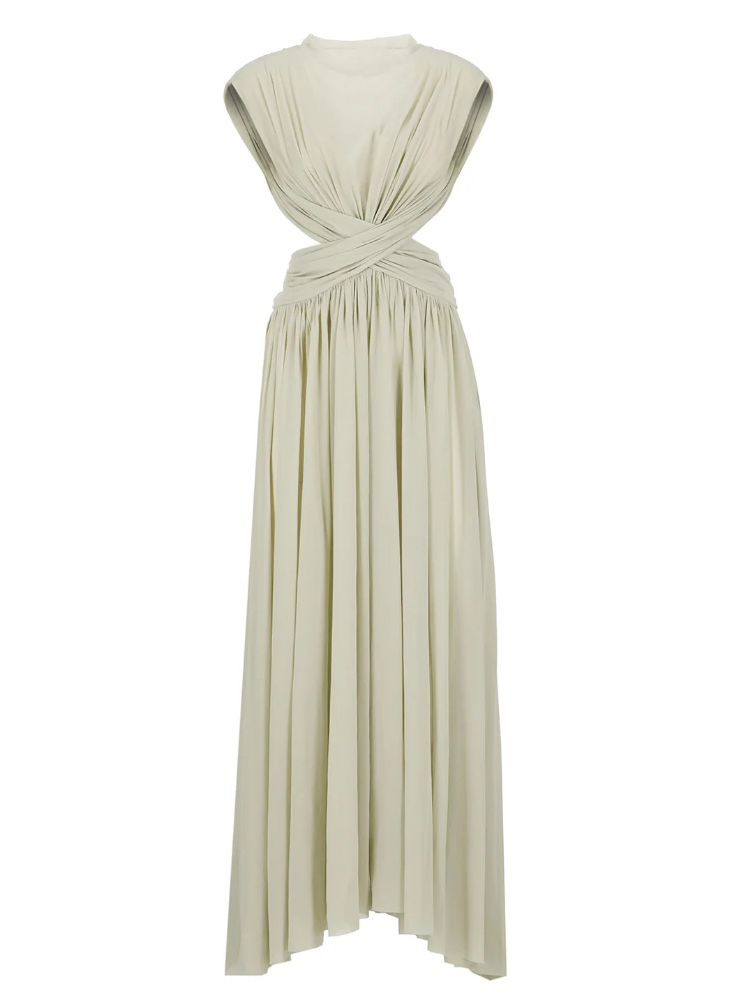 Philosophy Di Lorenzo Serafini Cut-Out Detailed Pleated Midi Dress | Cettire Global
