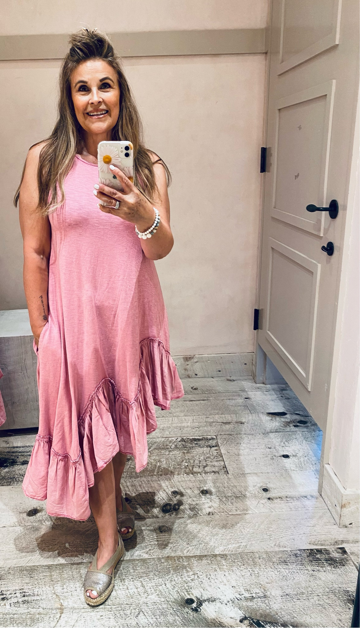 The perfect summer dress!💖 It’s casual but yet it can be dressed up! Ooh and those ruffles…ooh la la! Anthropologie does it again for me!!💕

#LTKxAnthro #LTKunder100 #LTKstyletip
