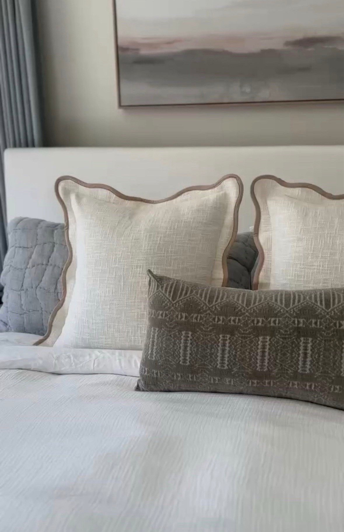 These scalloped pillows give a high end look at an affordable price!

#LTKHome