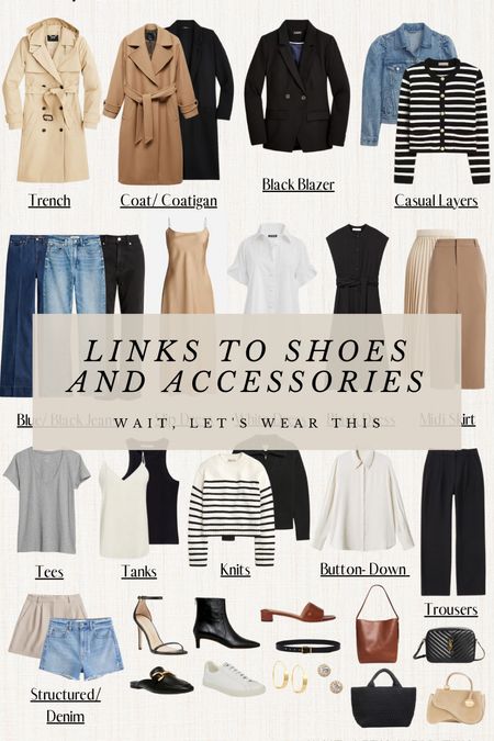 2024 Capsule Essential Basics- Your wardrobe check for the new year🎊

Links to shoes and accessories. Check main page for links to the rest. 

#LTKfindsunder100 #LTKstyletip #LTKshoecrush