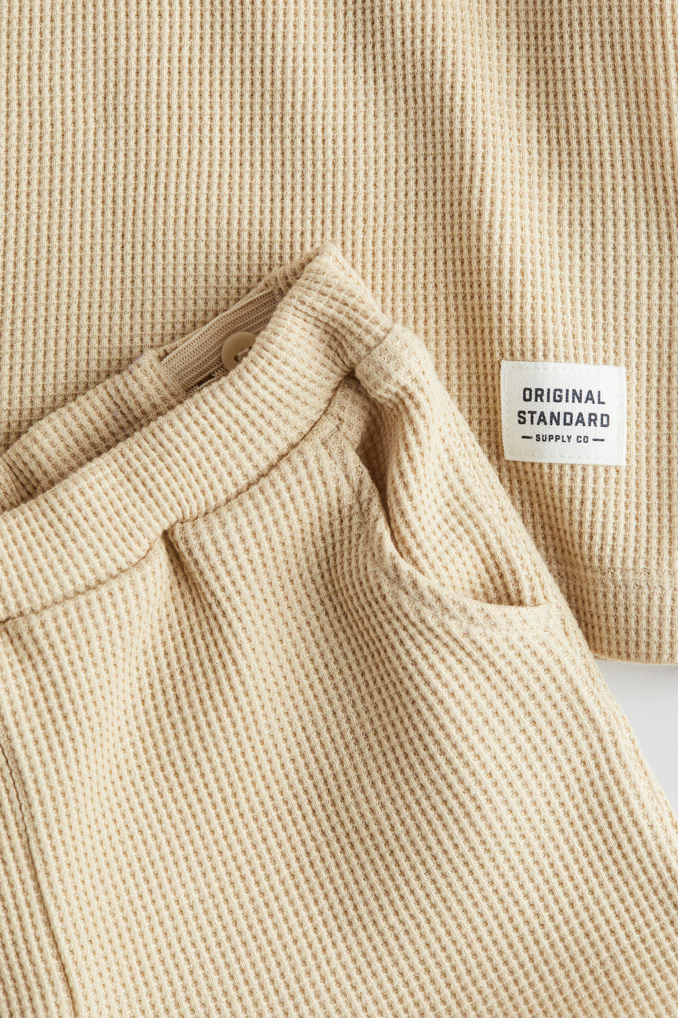 2-piece waffled jersey set | H&M (UK, MY, IN, SG, PH, TW, HK)