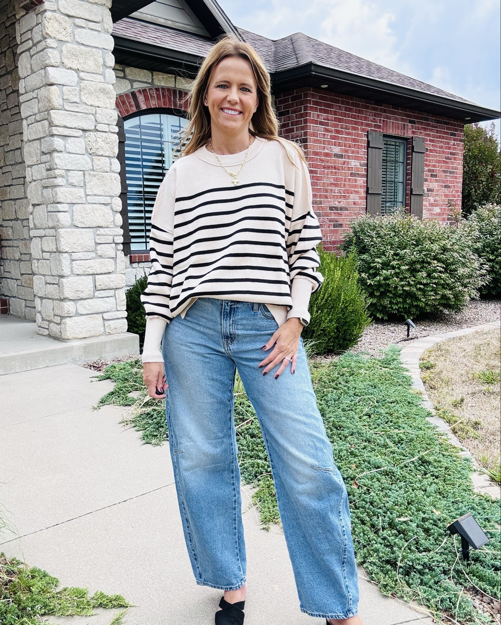 Weekend stripes + denim = Comfy, casual, and still pulled together!
Barrel jeans and a cozy striped sweater? Yes, please! All from Amazon.

#OOTD #CasualStyle #FallOutfit #LTKStyle #LTKFashion #OutfitInspo #StripedSweater #BarrelJeans #EffortlessStyle #EverydayLook #StyleInspo #FallVibes

#LTKWorkwear #LTKOver40 #LTKFindsUnder50