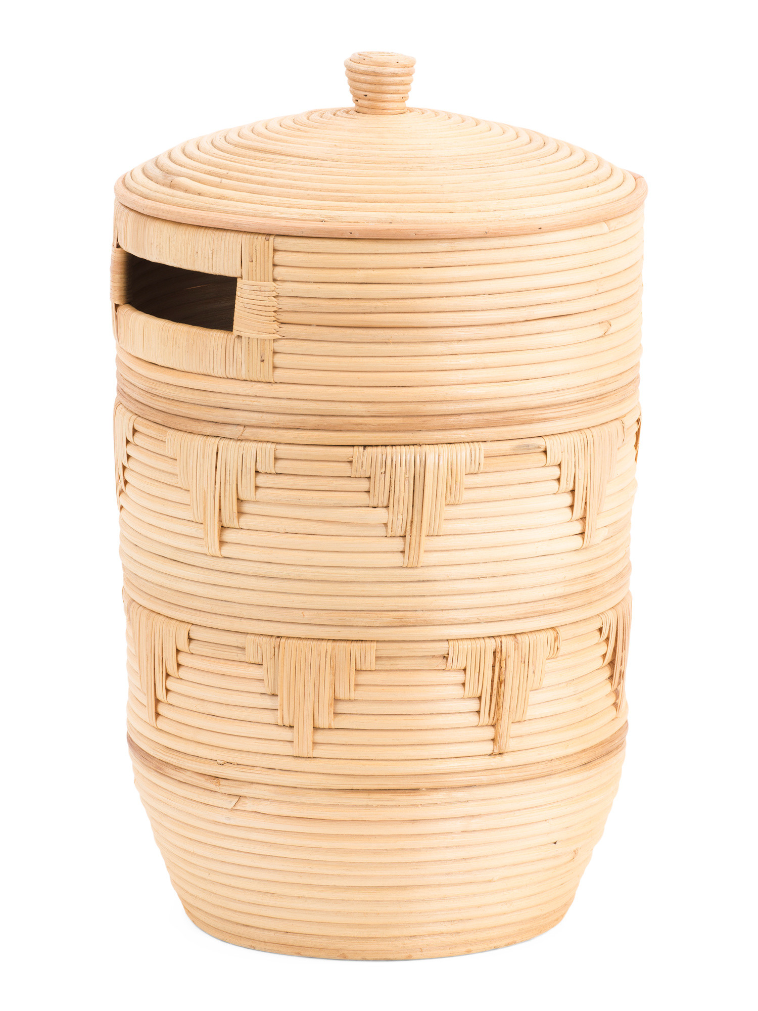 Small Tribal Basket With Lid | TJ Maxx
