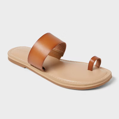 Women's Juno Toe Ring Flat Sandals - Universal Thread™ | Target