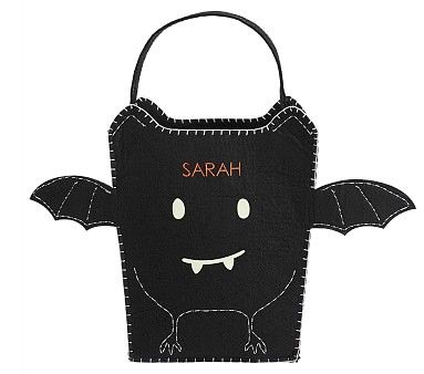 Glow-in-the-Dark Bat Felt Treat Bag | Pottery Barn Kids | Pottery Barn Kids