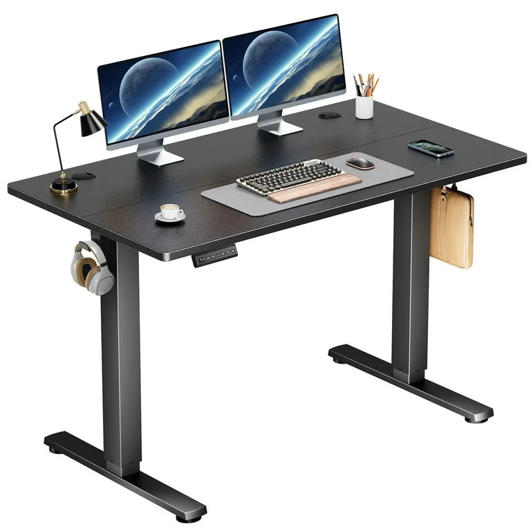 edx Electric Standing Desk, Height Adjustable Desk, 48 x 24 Inches Ergonomic Stand up Desk with M... | Walmart (US)