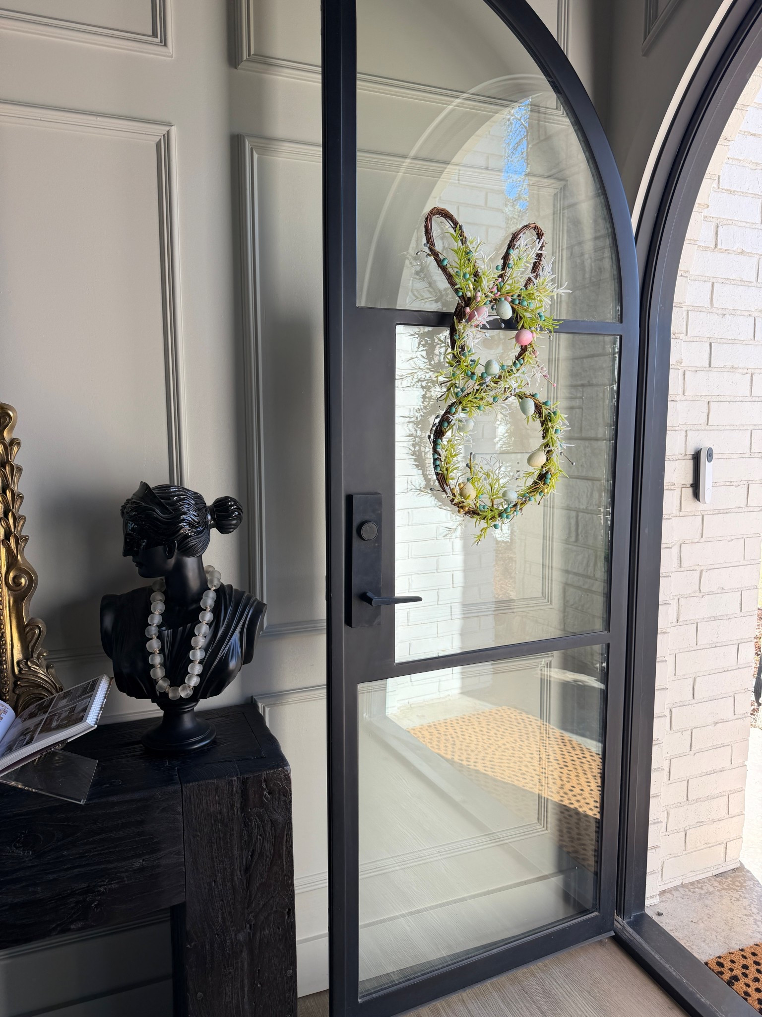 Light up bunny Easter wreath 

#LTKHome