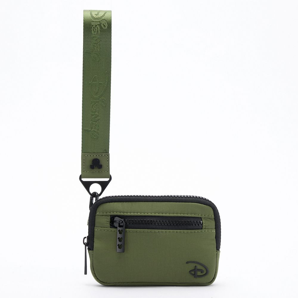Mickey Mouse Icon Disney Wristlet Zip Case \u2013 Olive | Disney Store