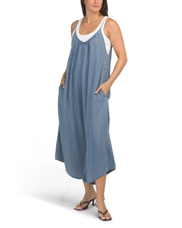 Tencel Denim Easy Jumpsuit for Women | Marshalls