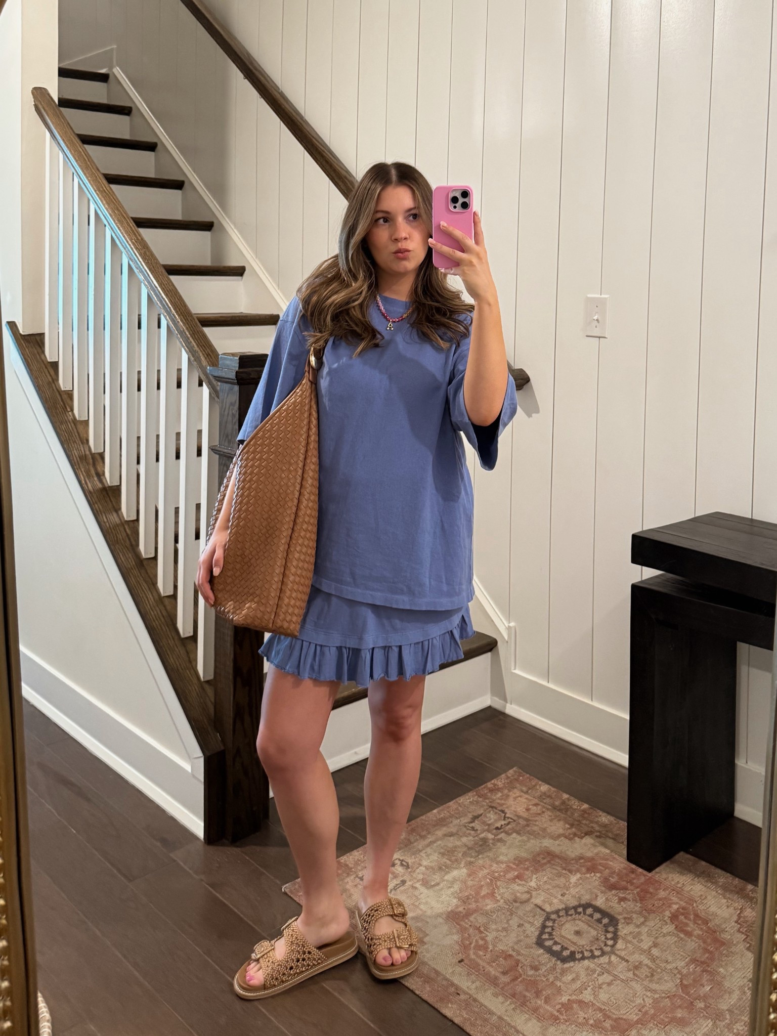 Wearing a medium in the set!