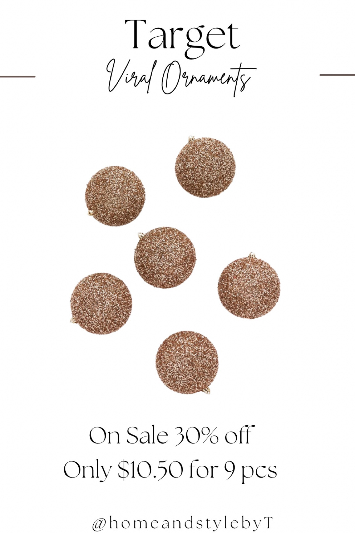 Viral glitter ✨ ornaments on sale 

#LTKHolidaySale #LTKHoliday #LTKSeasonal
