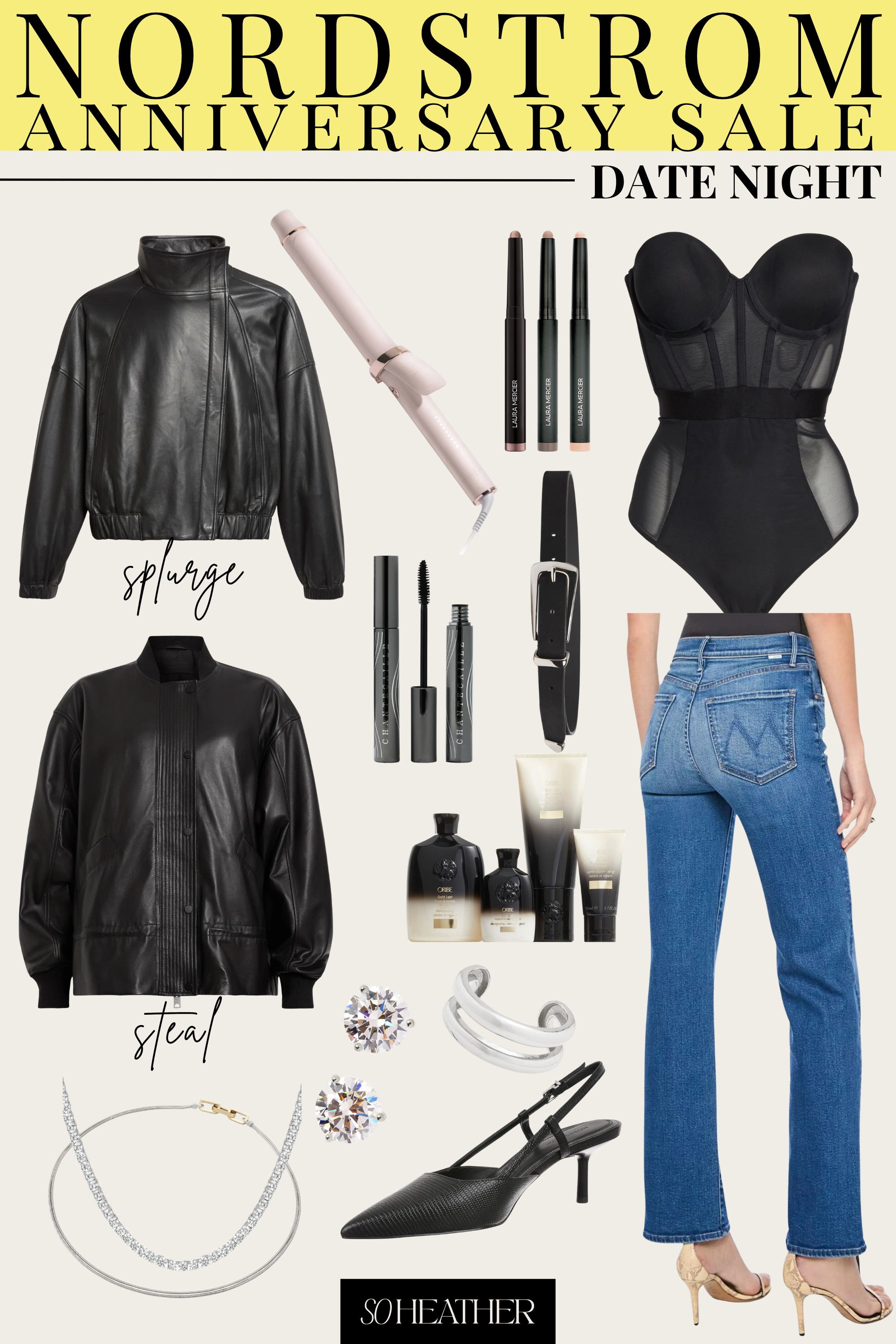 Nordstrom Anniversary Sale date night Inspo ✨Everything you need to turn heads on your next date night or GNO from the leather jacket and flattering jeans to chic heels, beauty favorites, and statement jewelry. Start your wish list now by clicking the ❤️ on your favorites so you can check out quickly when your shopping window opens. #NSale #LTKStyleTip 

#LTKOver40#LTKOver40#LTKSaleAlert 

 

#LTKootd