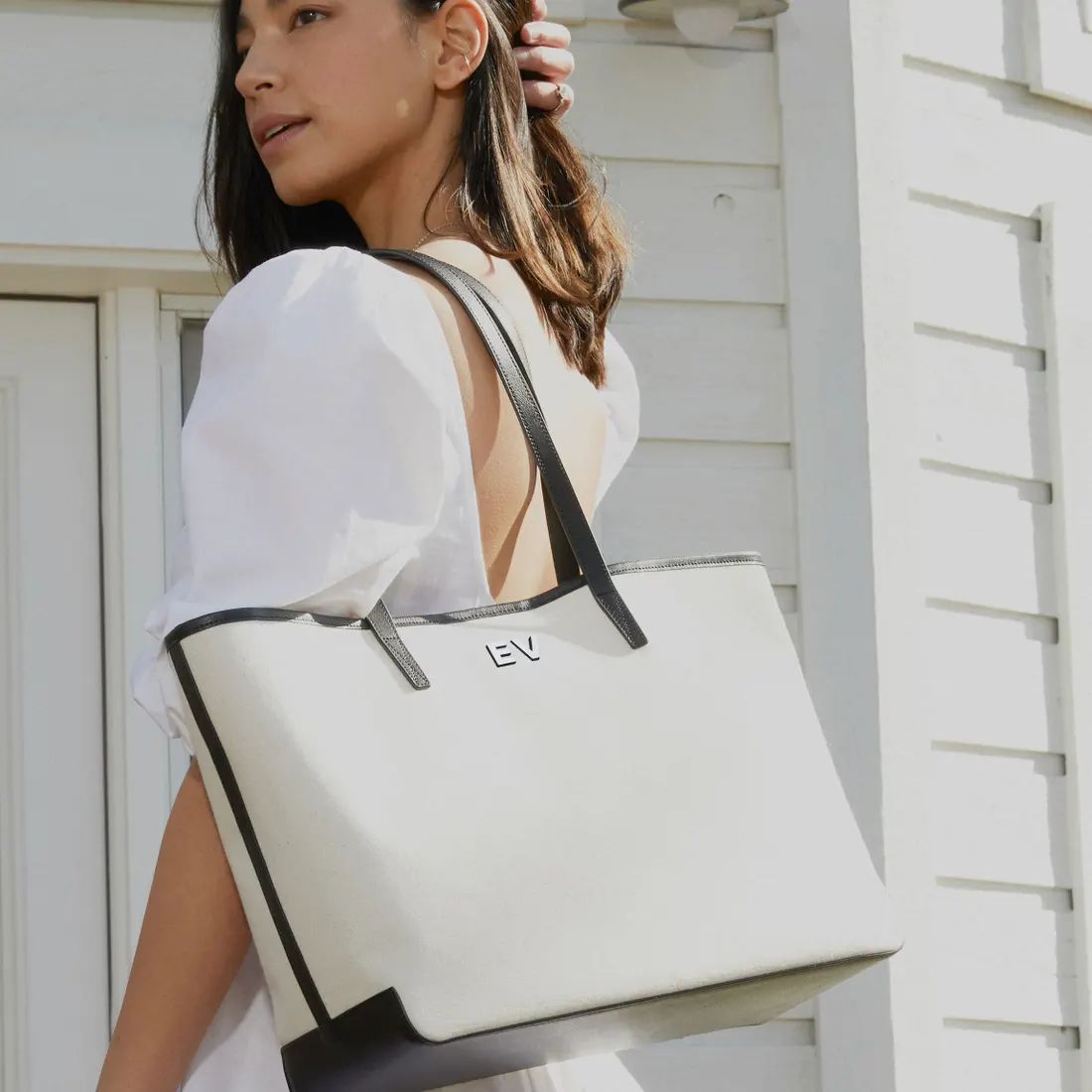 Belmont Tote in Canvas | Leatherology