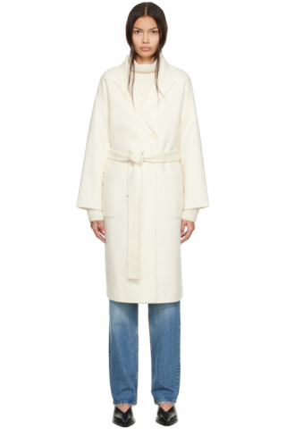 ANINE BING - Off-White Dylan Coat | SSENSE