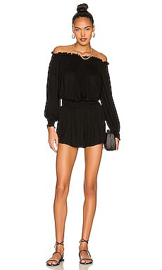 Lovers + Friends Eliza Romper in Black from Revolve.com | Revolve Clothing (Global)