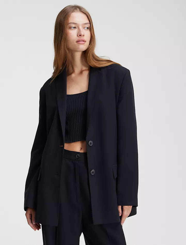 Soft Twill Relaxed Blazer | Calvin Klein | Calvin Klein (US)