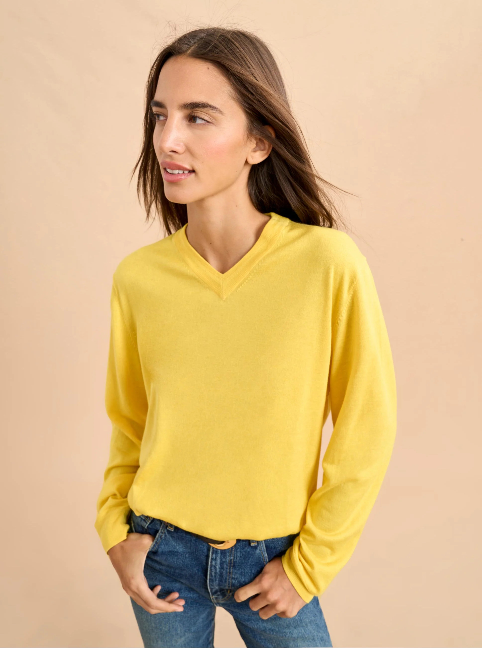 Ben V Neck Sweater | La Ligne