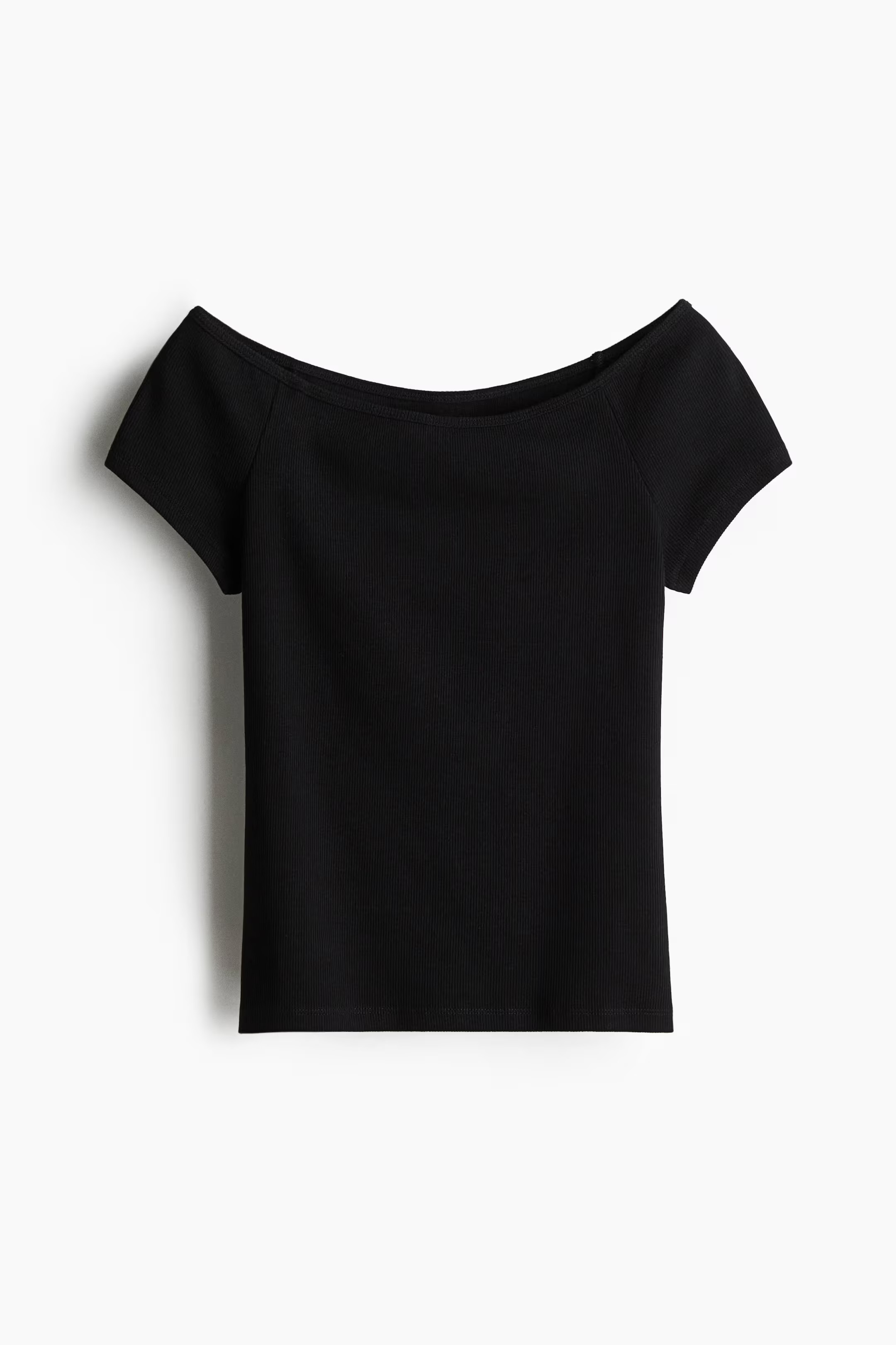 Ribbed Off-the-Shoulder Top | H&M (US + CA)