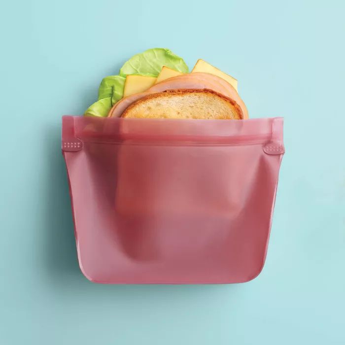 2pk PEVA Reusable Sandwich Bag Coral Dream - Room Essentials™ | Target