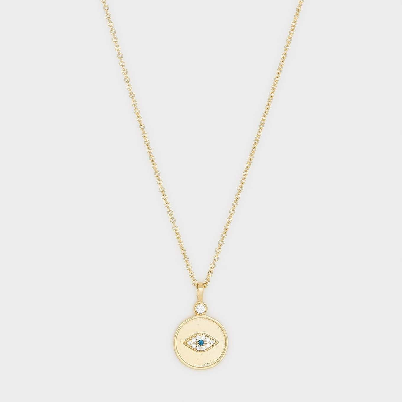 Madison Evil Eye Coin Necklace | Gorjana