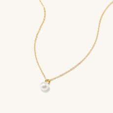 Mini Pearl Pendant Necklace - £88 | Mejuri (Global)