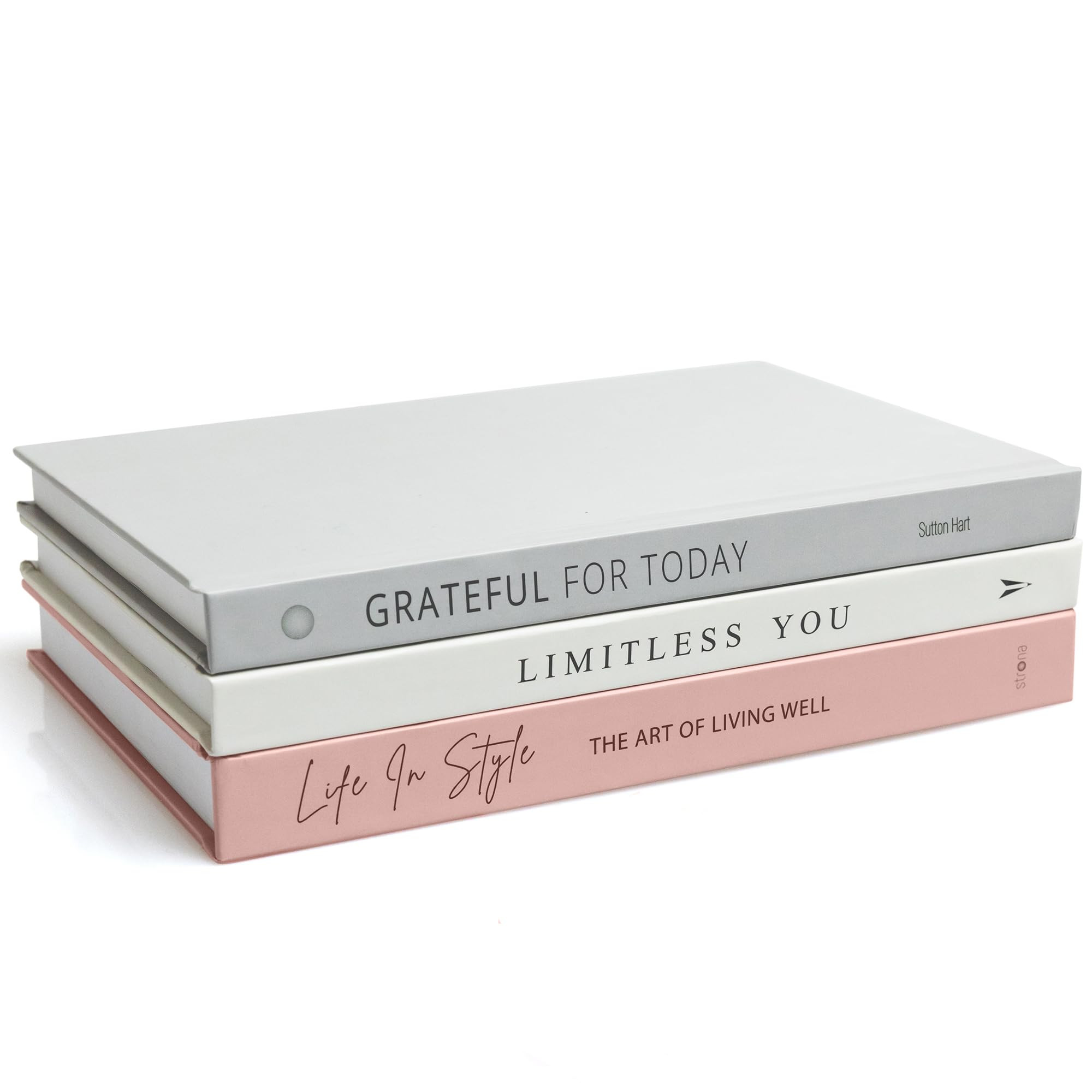 Pink and Gray Decorative Books for Home Decor - Faux Books for Living Room Decoration, Pink Decor... | Amazon (US)
