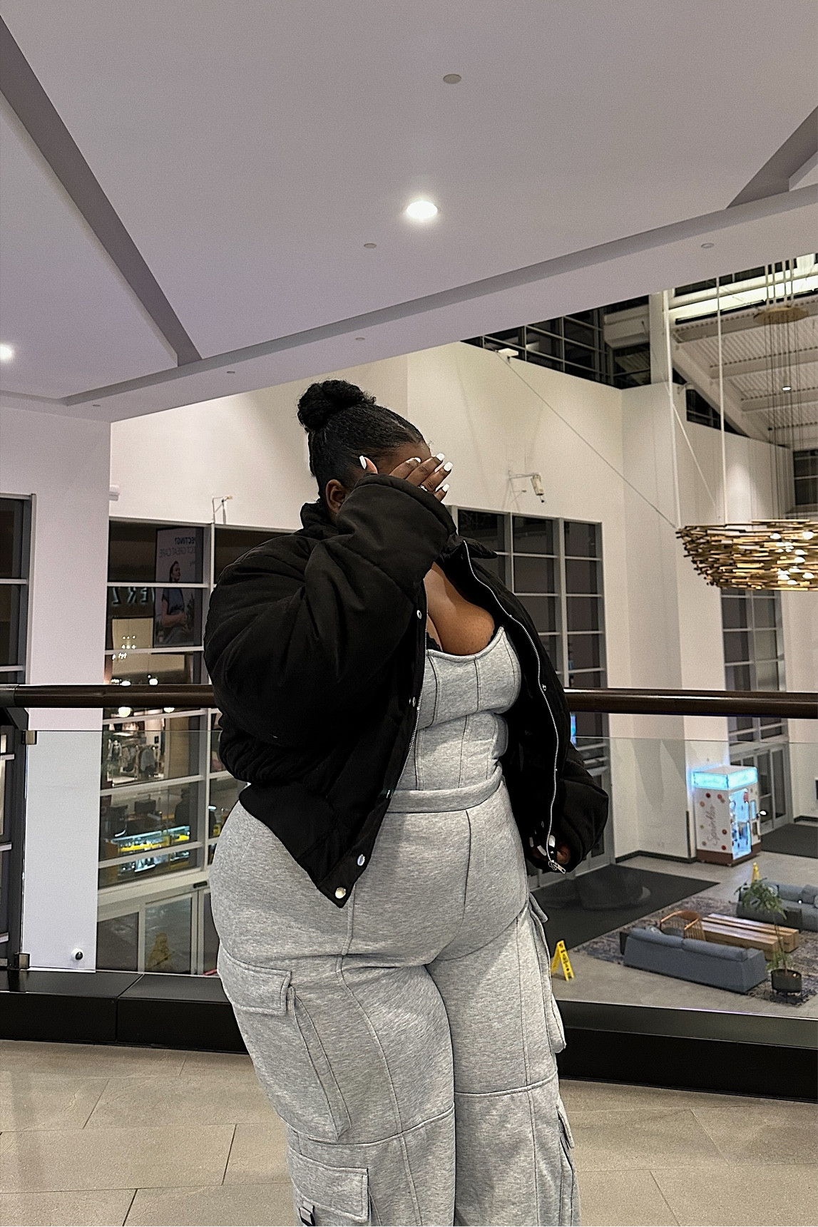 Fall Inspo🍁Cotton cargo jumpsuit with a cropped puffer and light jewelry. The jumpsuit is from fashion nova but I’ve added similar options!

#LTKStyleTip #LTKPlusSize #LTKSeasonal