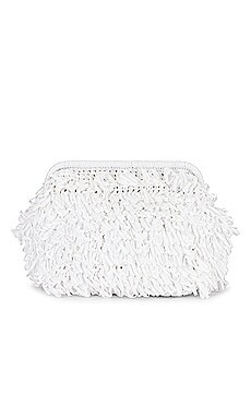 BTB Los Angeles Meila Fringe Clutch in White from Revolve.com | Revolve Clothing (Global)