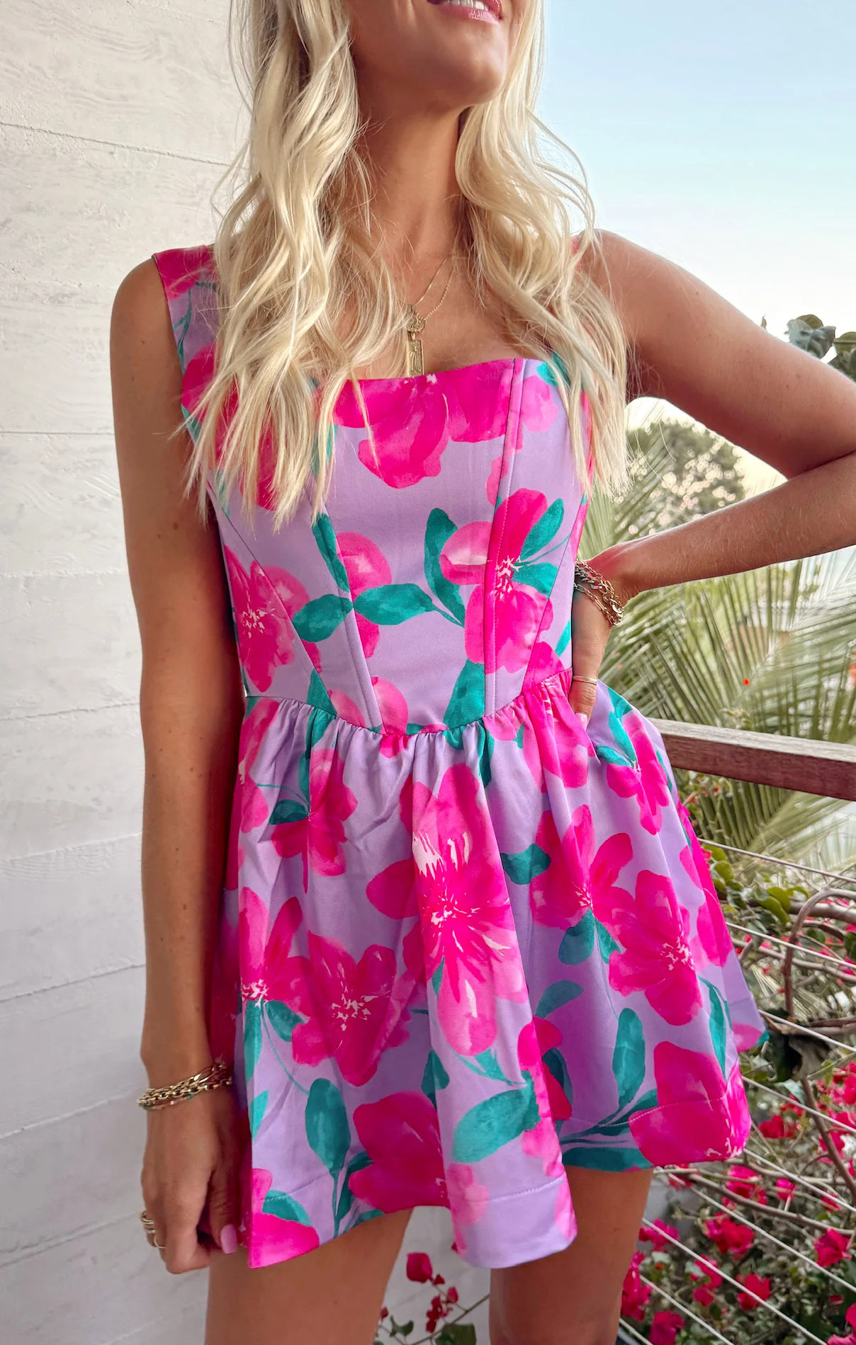 Nina Skort Dress ~ Garden Party Purple | Show Me Your Mumu