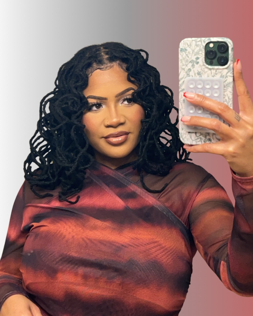 Such a cute #locstyle ✨ — I couldn’t pull off these Bantu Knot Curls without these products! 🥰 #locs #naturalhair 

#LTKMidsize