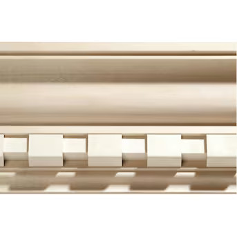 Ornamental Mouldings 4-1/2-in x 8-ft White Hardwood Unfinished Crown Moulding Lowes.com | Lowe's