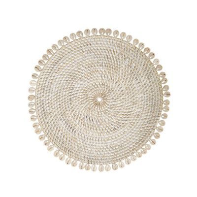 Capiz Woven Rattan Placemats, Set of Four | Frontgate | Frontgate