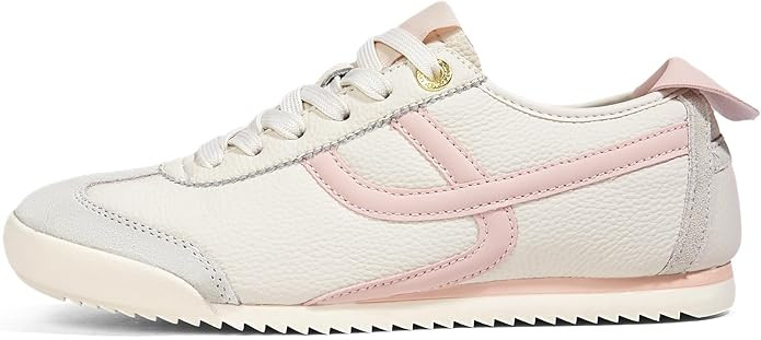 LUCKY STEP Women's Retro Fashion Sneakers Thin Sole Casual Walking Lightweight Tennis Trainers Ru... | Amazon (US)