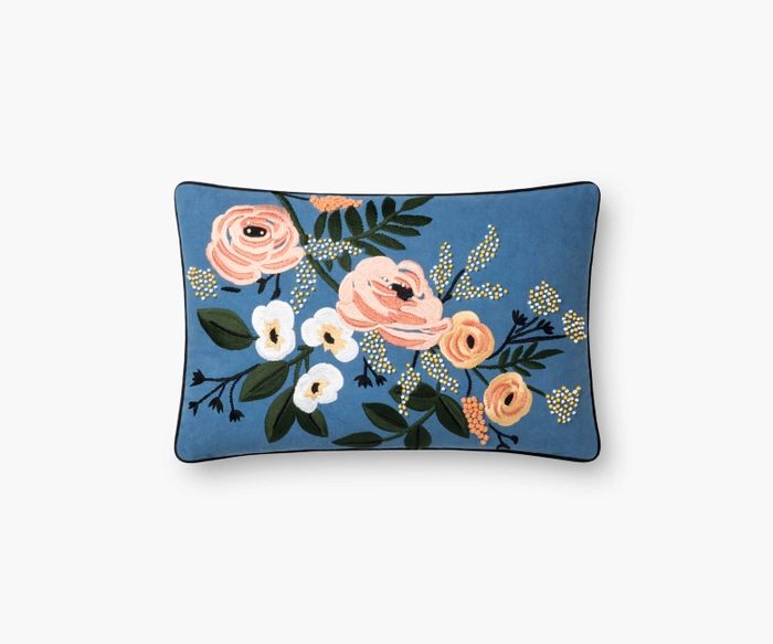 Floral Embroidered Pillow | Rifle Paper Co.