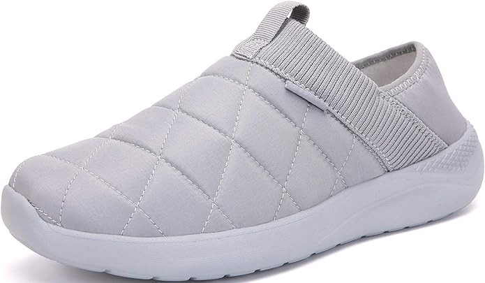 KUBUA Slippers for Men and Womens Indoor House Shoes Plush Slip on Outdoor Garden Loafers | Amazon (US)