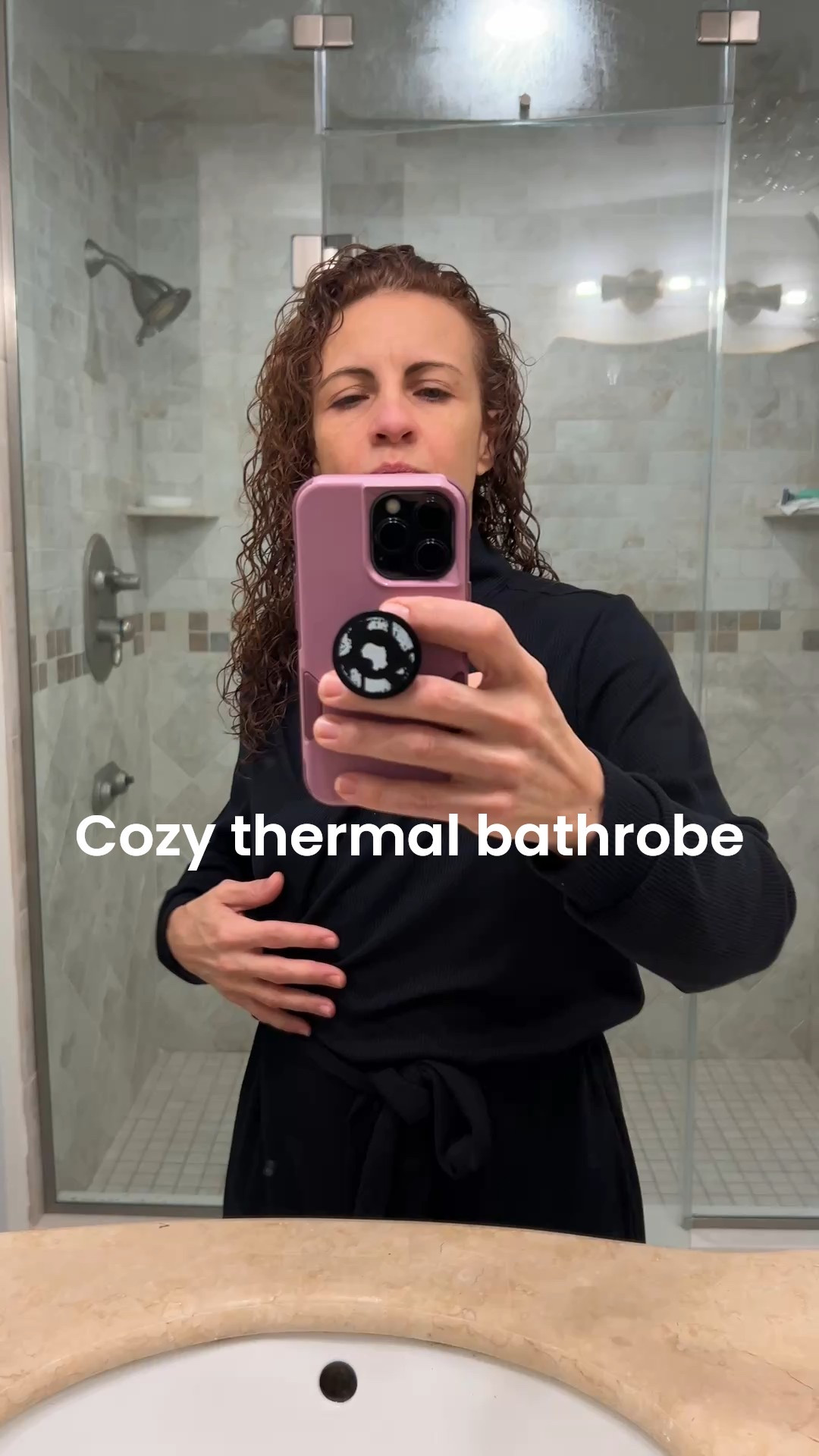 This cozy tommy John bathrobe is made of a lightweight thermal and is perfect for any temperature. It keeps you warm in the winter and cool in the summer. I’m 5’3” and wearing a size small.

#LTKmorningroutine #LTKdayinmylife #LTKselfcare