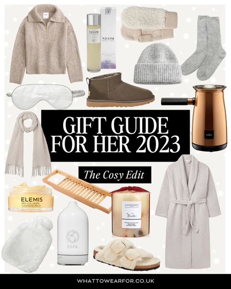 Gift guide for her 2023: the cosy edit 🕯️ 

White company, hotel chocolate, slippers, dressing gown, cashmere socks, Ugg boots, espa, Amazon, Black Friday, cyber week deals, hot water bottle, Birkenstocks  

#LTKGiftGuide #LTKCyberSaleUK #LTKCyberWeek