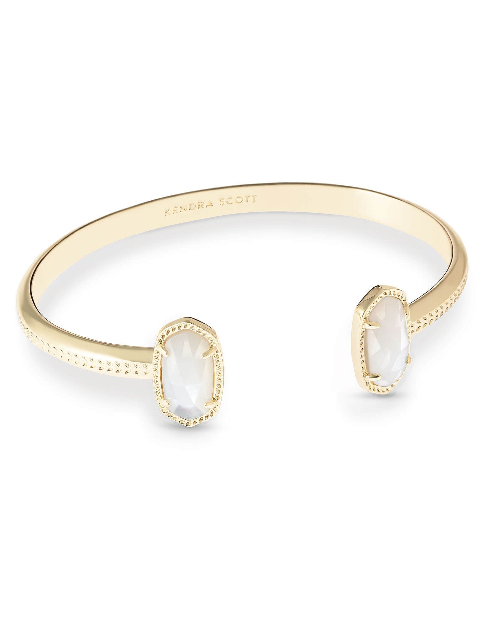 Elton Gold Cuff Bracelet in Ivory Mother Of Pearl | Kendra Scott | Kendra Scott