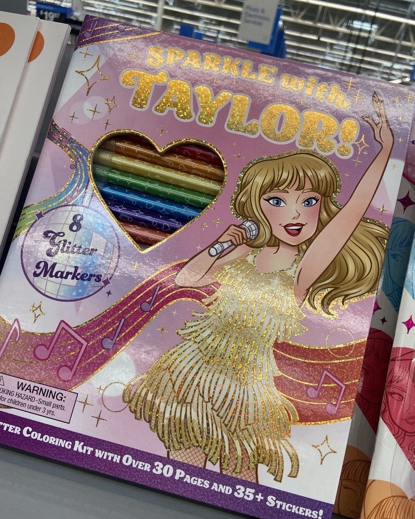 Taylor Swift - a coloring book filled including stickers and glitter markers! A great gift for a Swiftie of any age! I got this for my daughter’s bday and she loves it; she was so excited about how sparkly the markers are, and I agree, I’ve never seen markers like this before.  


#walmartv#giftforher #giftforgirls #girls #coloringbook #under15 #budgetfriendly #giftsunder15 #watchnow 


#LTKFindsUnder50 #LTKGiftGuide #LTKKids