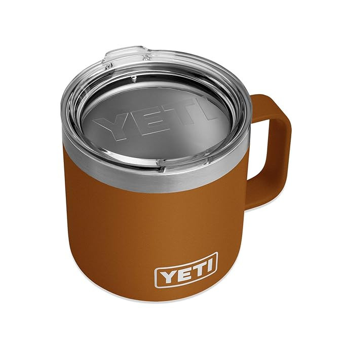 YETI Rambler 14 oz Stainless Steel Vacuum Insulated Mug with Lid | Amazon (US)