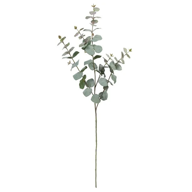 Mainstays Artificial Eucalyptus Long Stem, Solid, Grey Green, 41" - Walmart.com | Walmart (US)