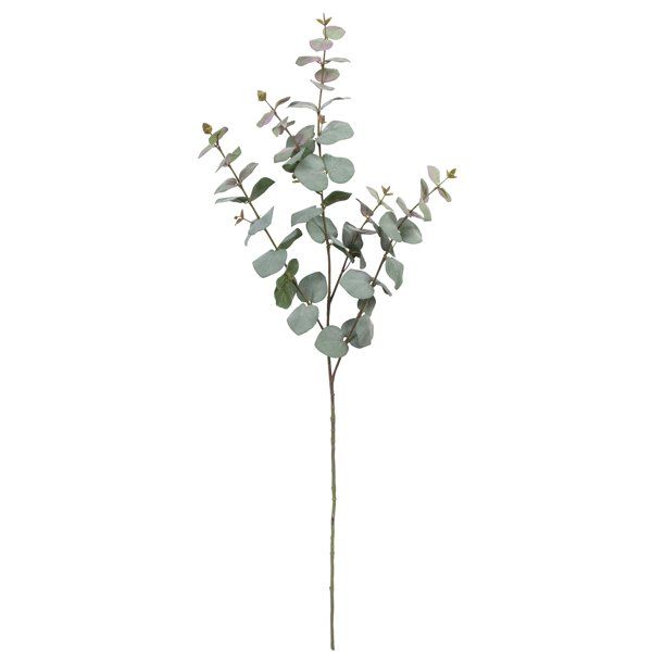 41" Artificial Silk Grey Green Eucalyptus Long Stem, by Mainstays - Walmart.com | Walmart (US)